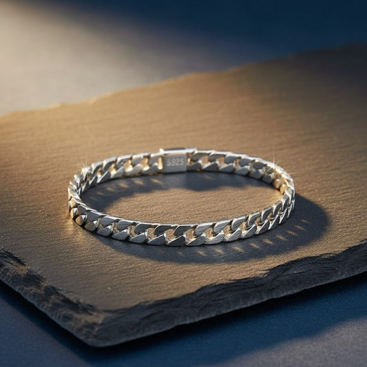 S925 Imperial Cuban Bracelet